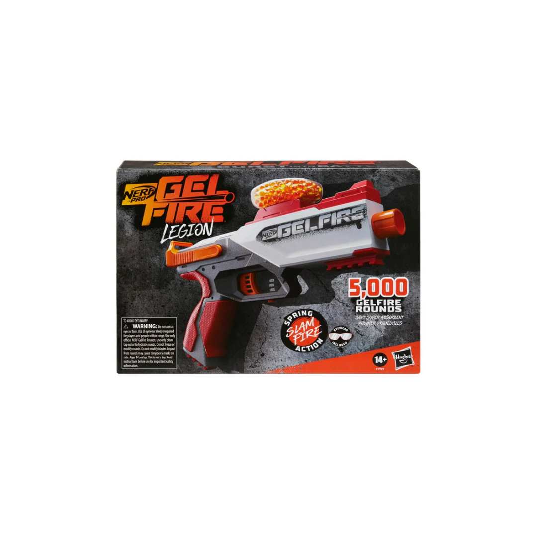 Hasbro Nerf Pro Gelfire Legion Spring Action Blaster, 5000 Gelfire Rounds