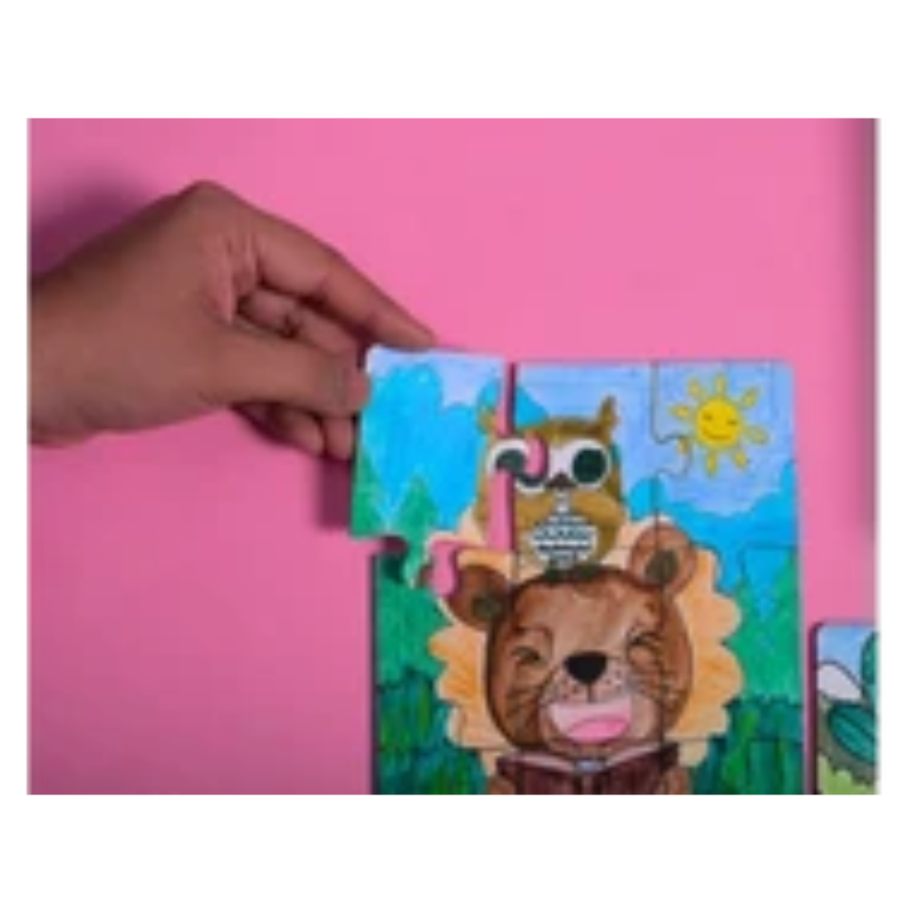 ilearnngrow Teeny Tiny DIY Puzzle Set of Two for Kids Multi-Craft Kids Puzzle Kit