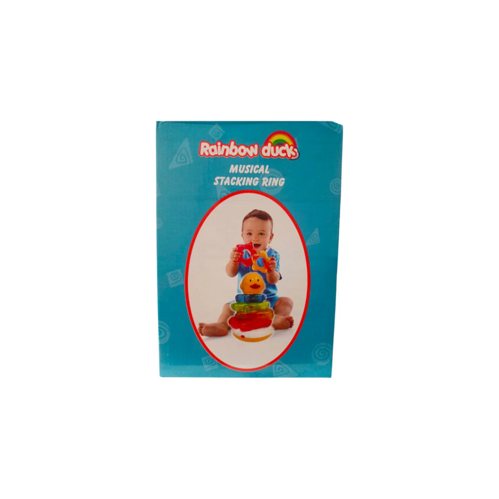 Toyboi Rainbow Ducks Musical Stacking Rings