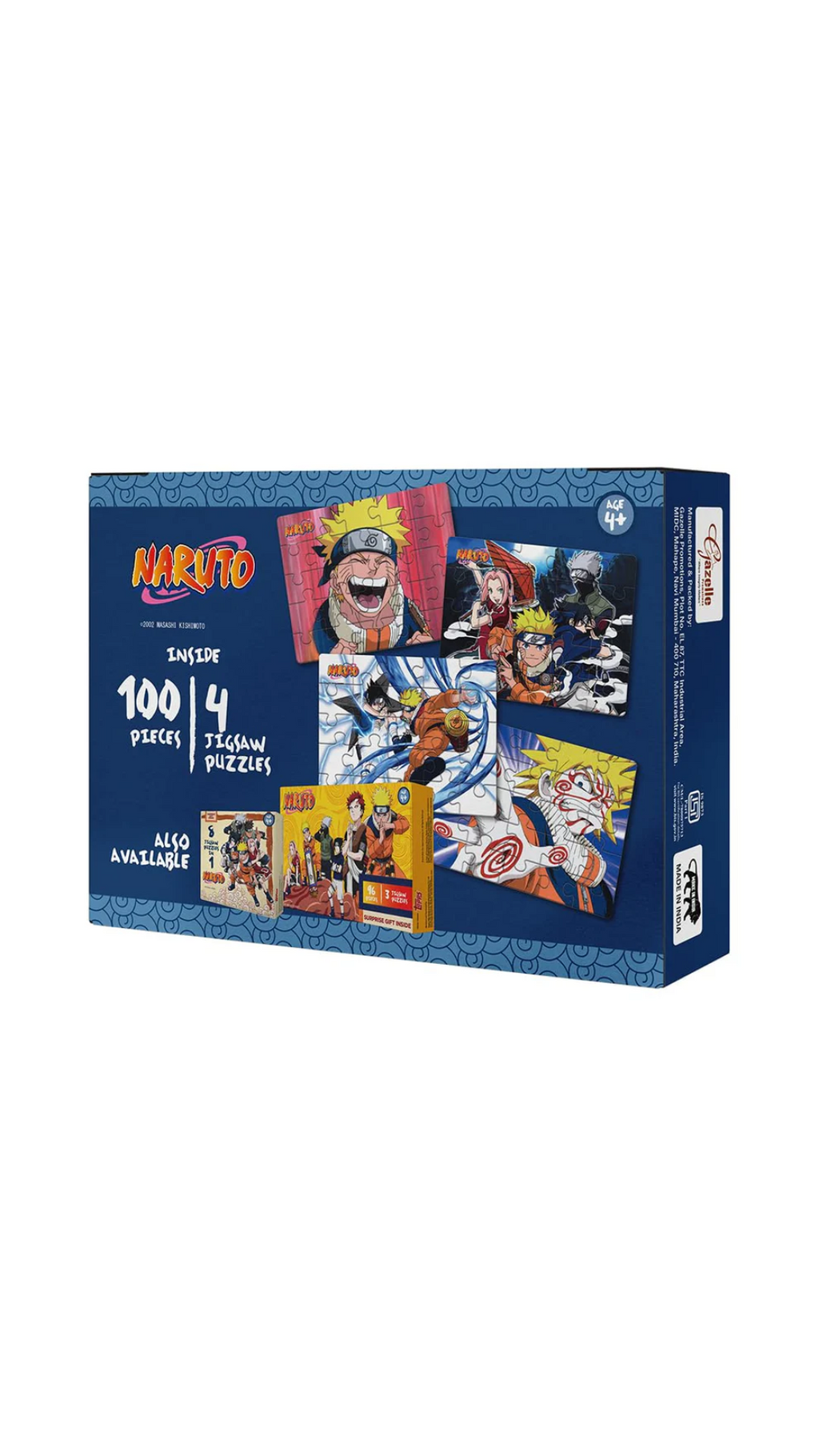 Topps 4in1 Naruto Jigsaw Puzzles (100 pieces)