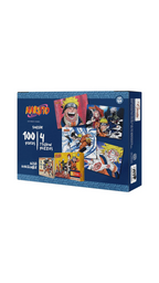 Topps 4in1 Naruto Jigsaw Puzzles (100 pieces)