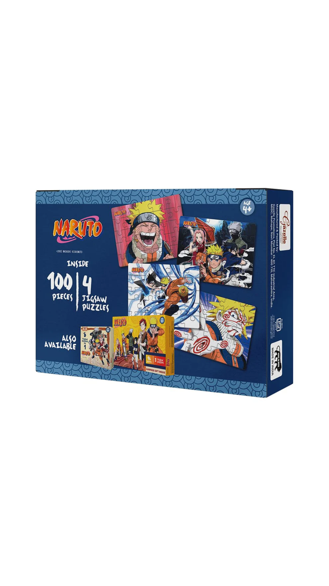 Topps 4in1 Naruto Jigsaw Puzzles (100 pieces)