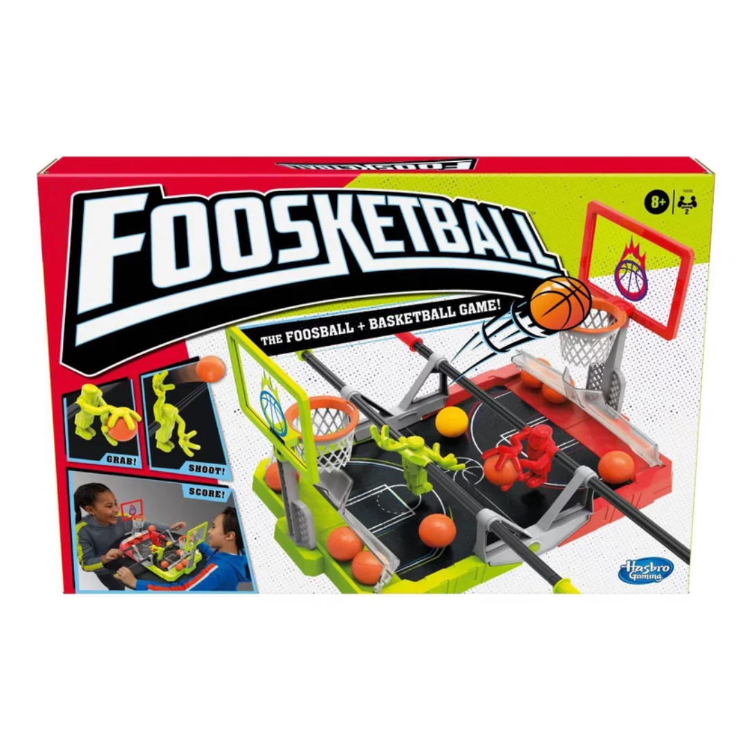 Hasbro Gaming Foosketball Game – 2 Player Foosball & Basketball Tabletop Game