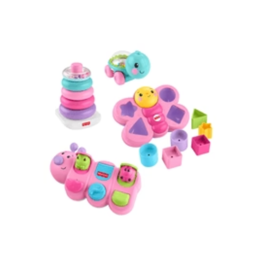 Fisher-Price Sit & Play Learning Bundle – 4 Activity Toys 6M+