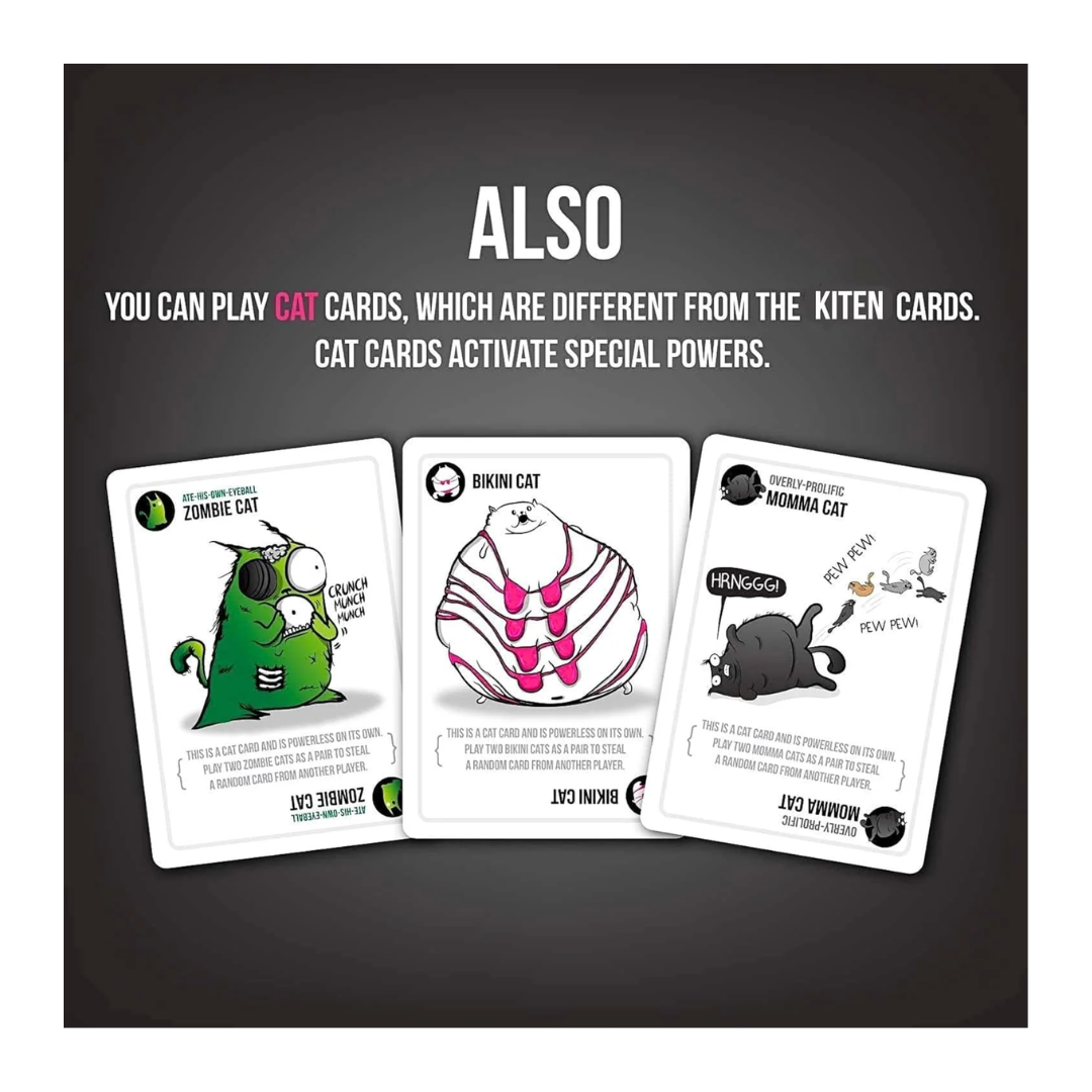 Exploding Kittens NSFW Deck Adult Party Card Game (Ages 18+ / 2-5 Players)