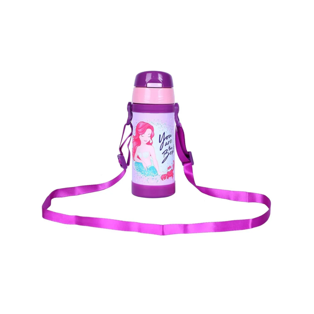 YOUP Stainless Steel Vacuum | Insulated Sipper Bottle with Strap Brave -350 ML