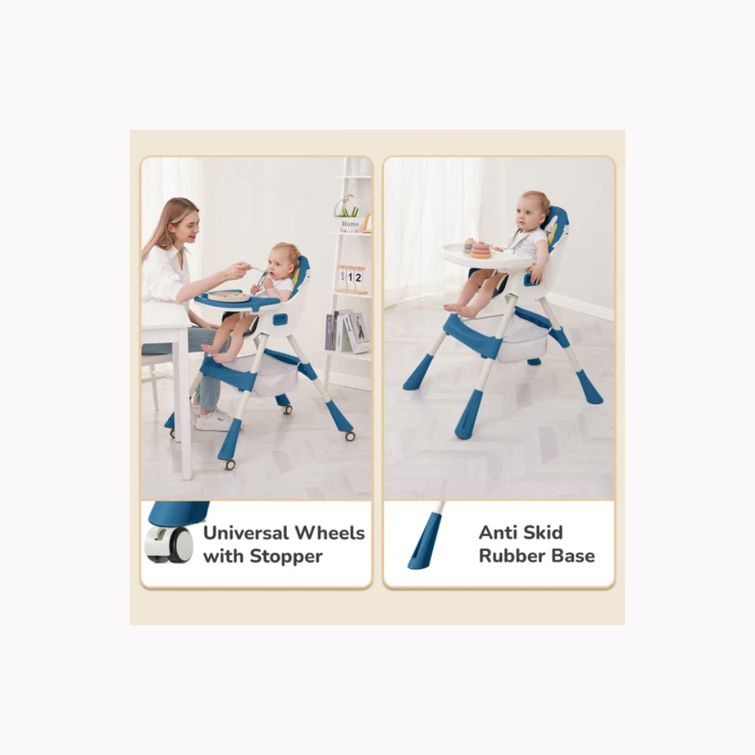 R For Rabbit Sugar Doodle Plus High Chair For Kids 3-in-1 Convertible Design