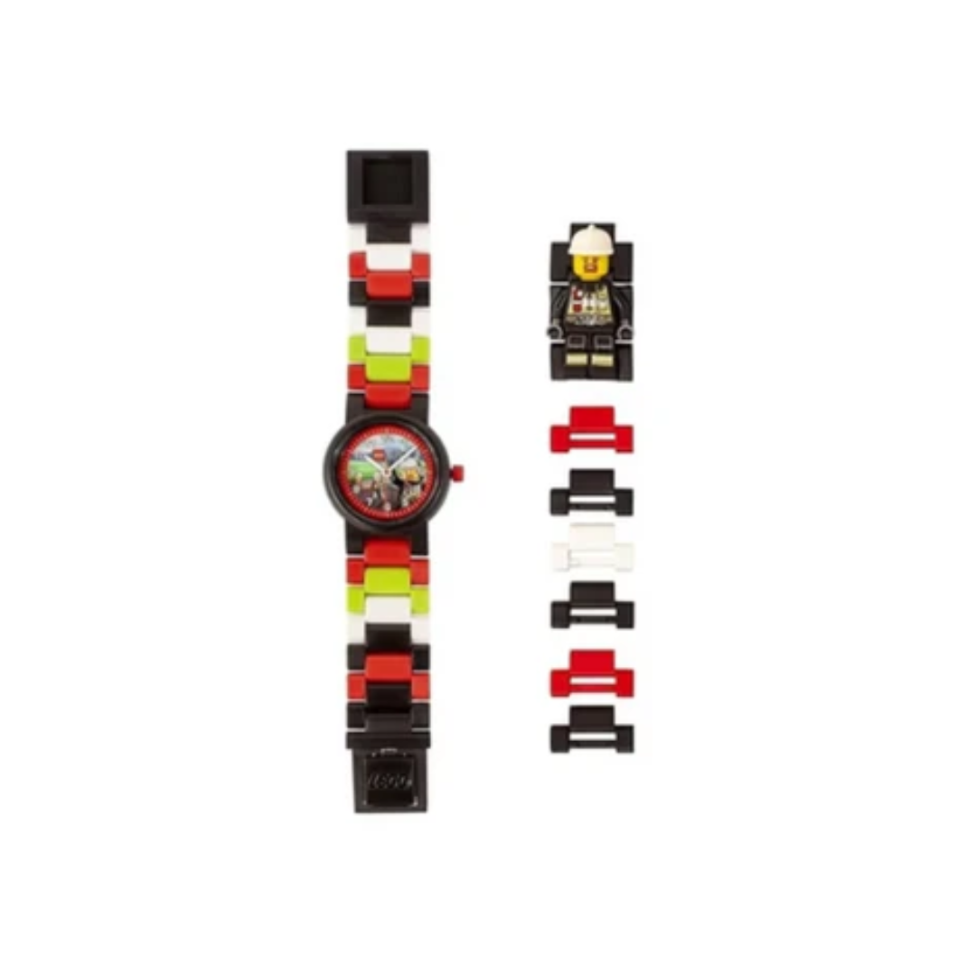 Lego Minifigure Link City Fire Fighter Watch