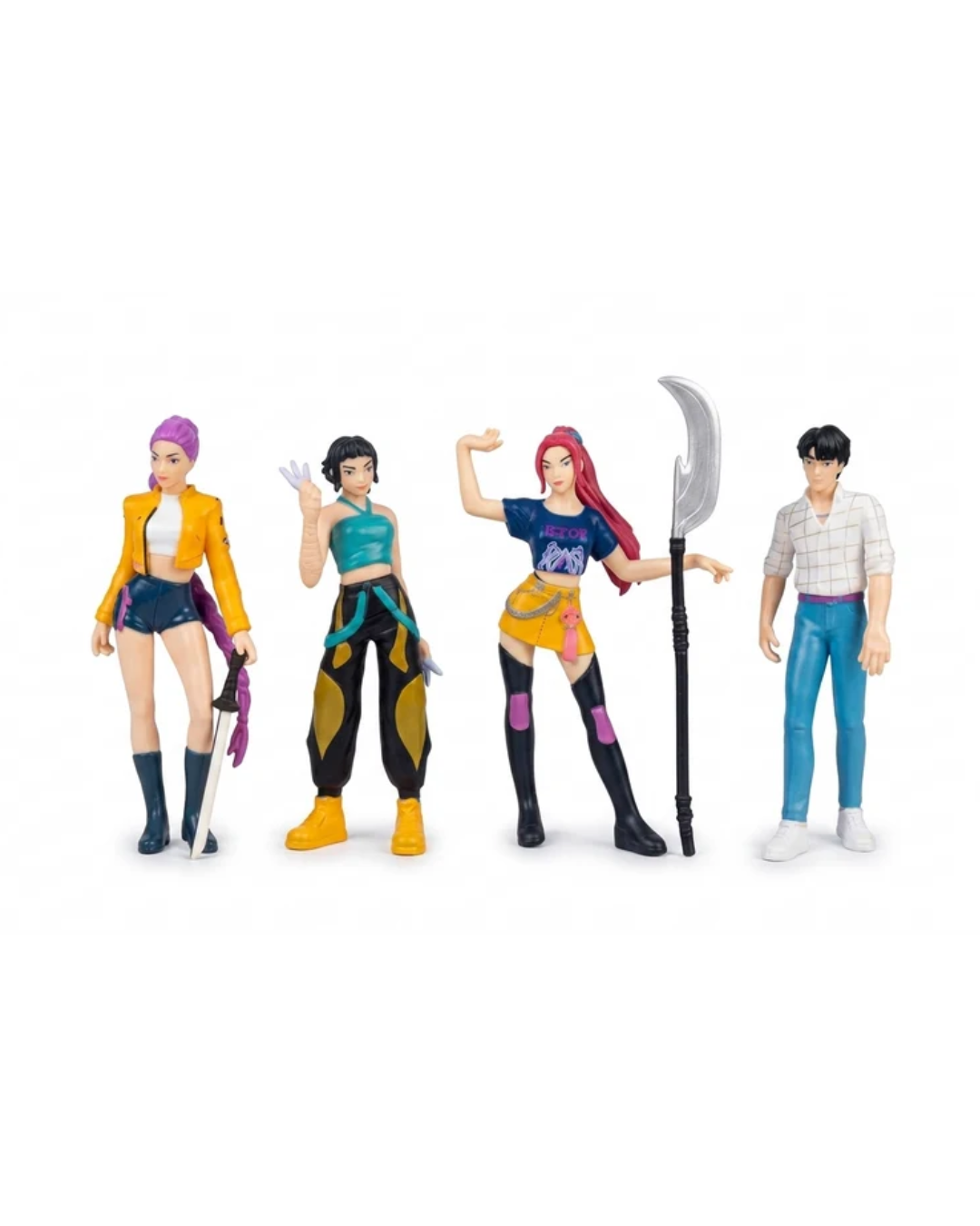 K-POP Demon Hunters Collectible Action Figure Set (4-Pack)