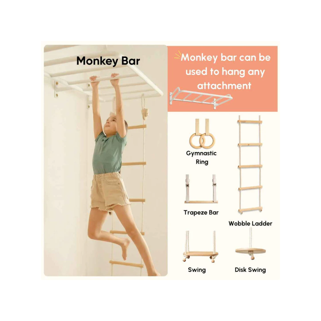 Curious Cub Space Saver Jungle Gym 3 (7 Feet )