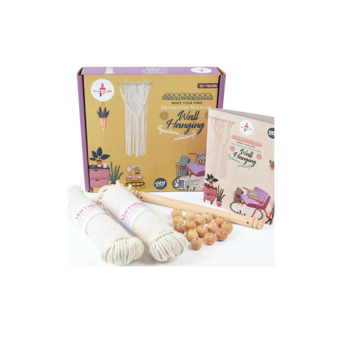 Kalakaram Diy Macrame Wall Hanging Kit