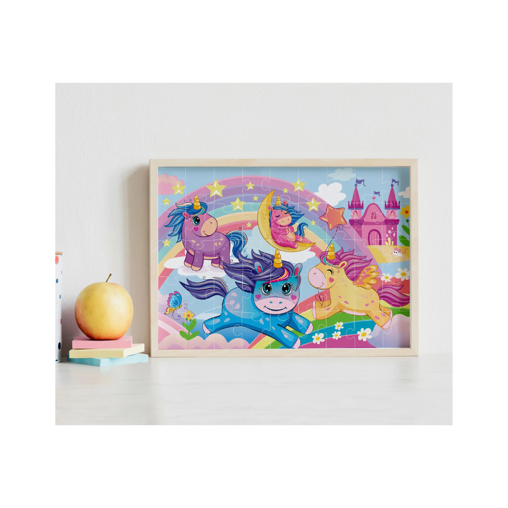 Hinkler Junior Jigsaw Carry & Play Rainbow Unicorns