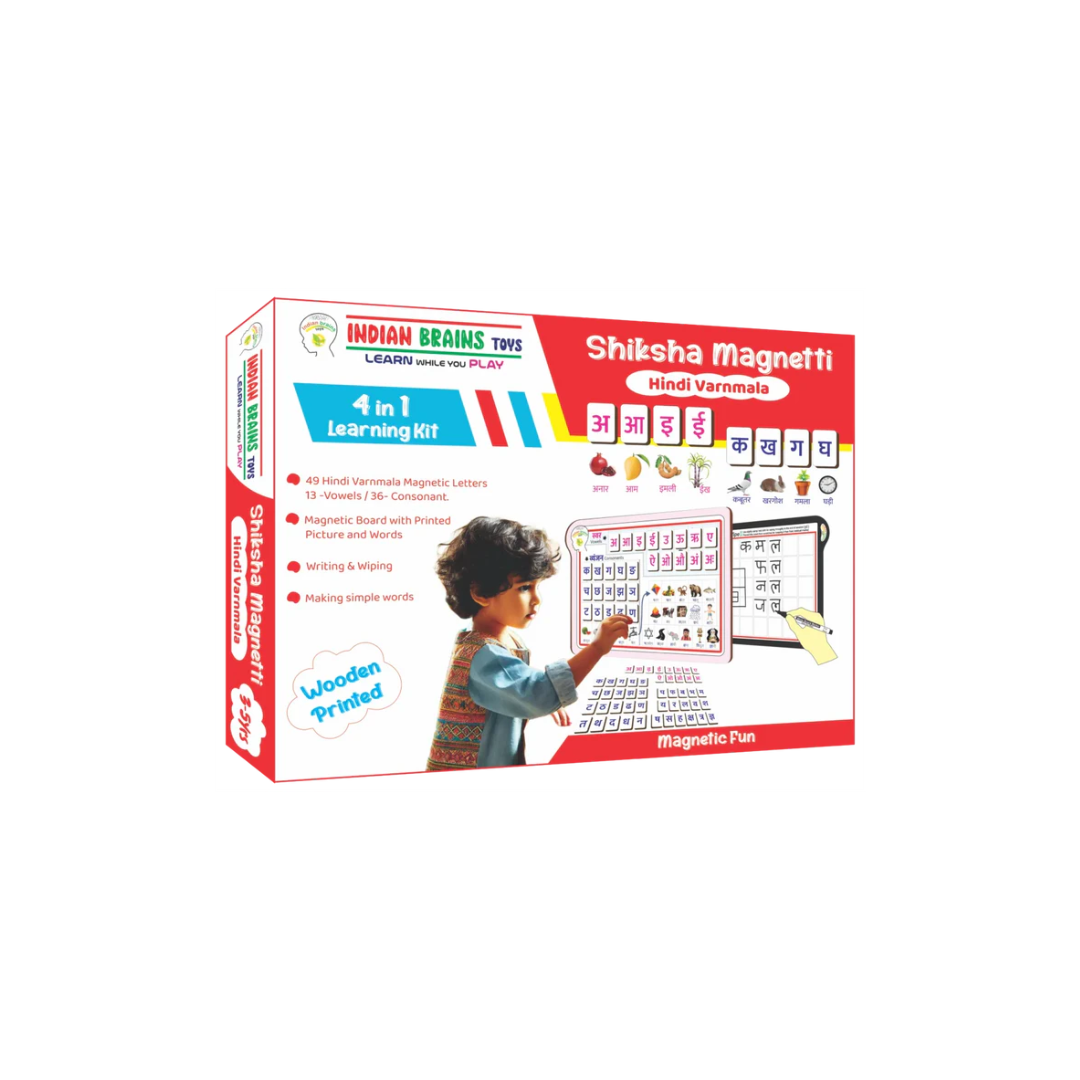 Indian Brains Toys Hindi Varnmala Learning Kit