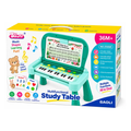 Baoli Multifunctional Study Table with 24-Key Musical Keyboard & Learning Cards 36M+