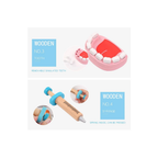 Rainbow Toys Wooden Doctor Dentist Play and Patend Set (Dentist Doctor + Bag)