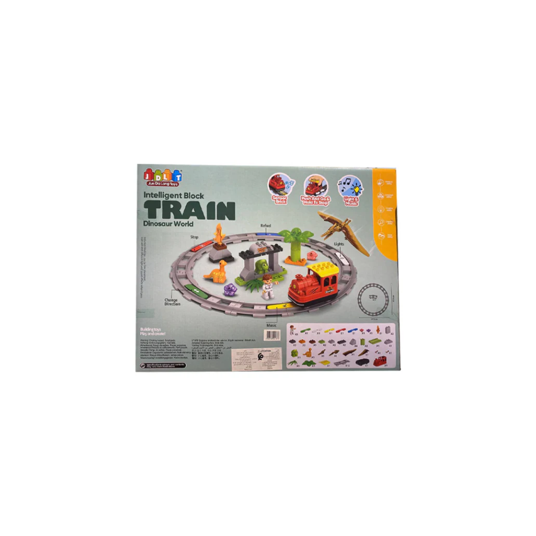 JDLT Train Dinosaur World Blocks 55Pcs