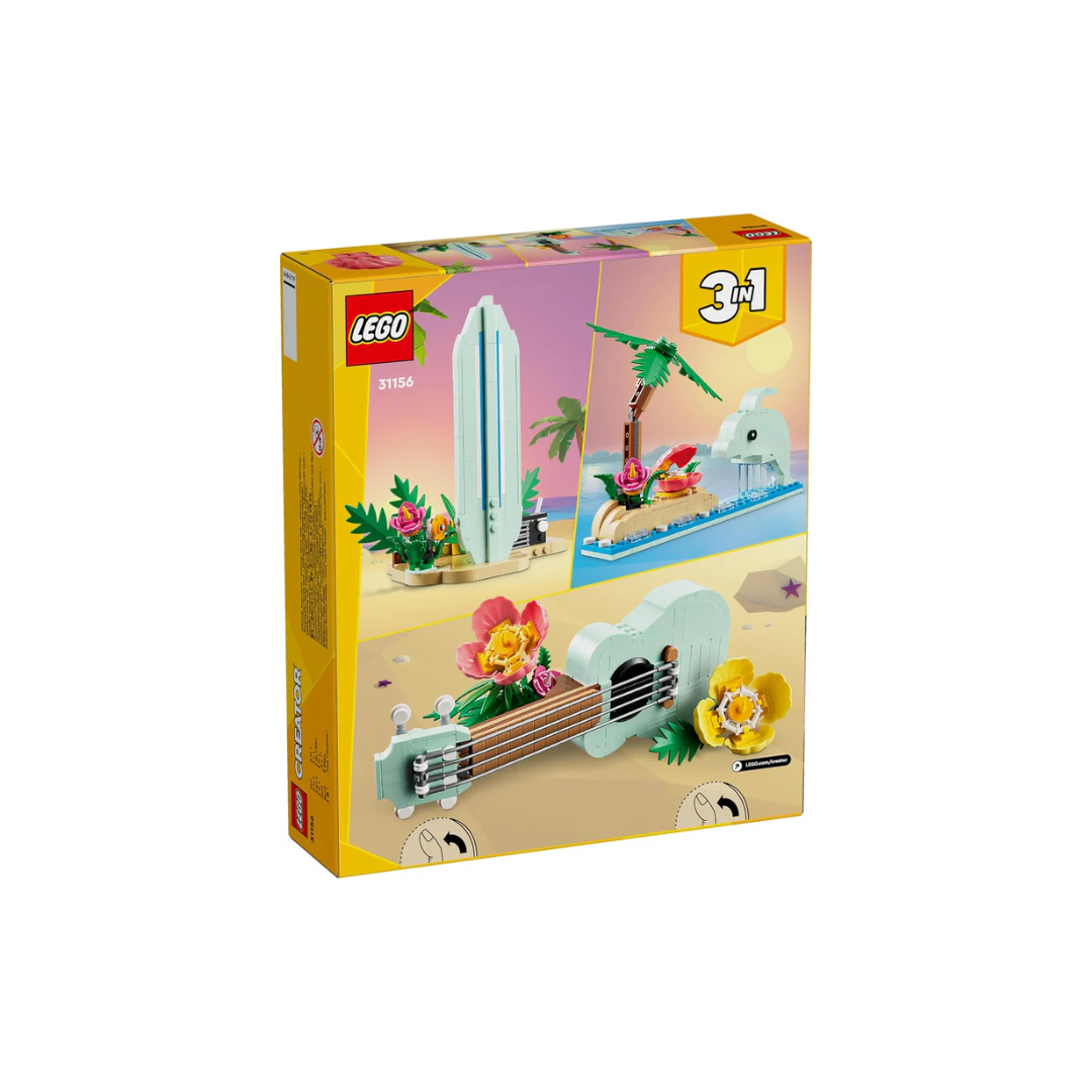 Lego Creator Tropical Ukulele 3in1 Toy Set 31156 (387 Pieces)