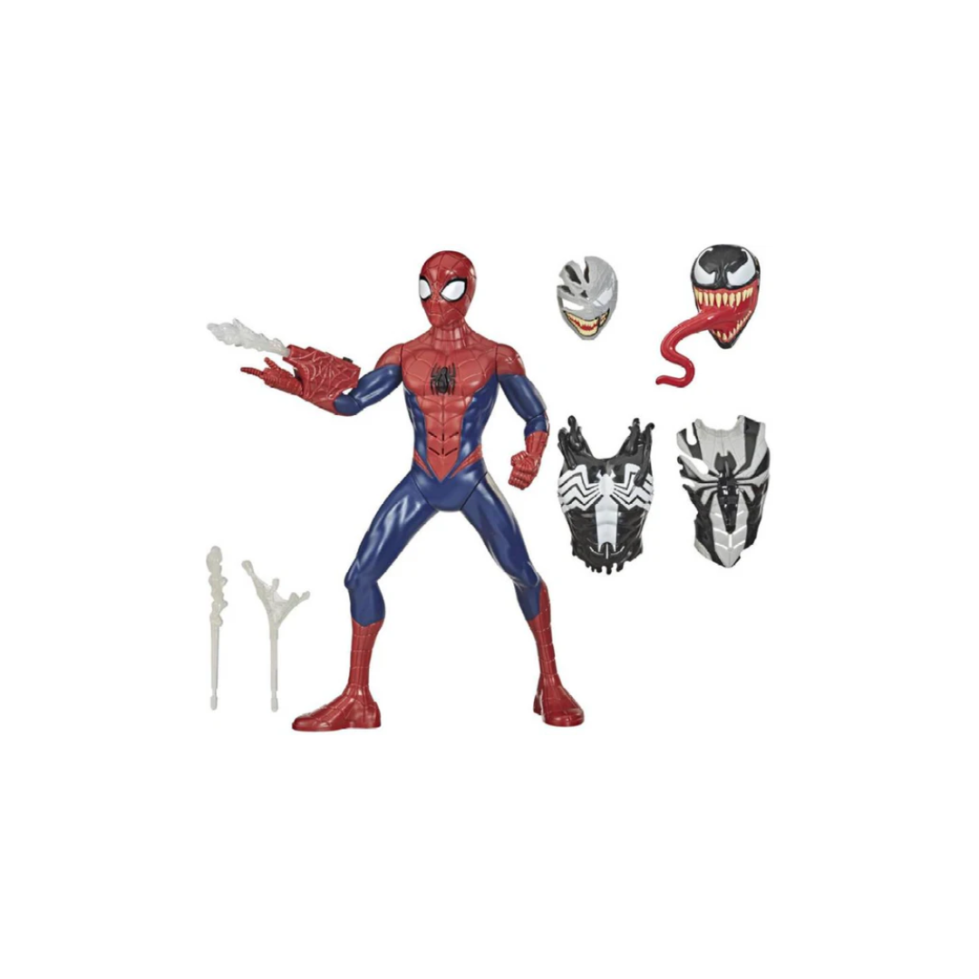 Hasbro MARVEL Spider-Man Maximum Venom, Spider-Man Venom Gear, 12-Inch Figure  (Multicolor)