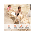 Curious Cub Wooden Transformable Pikler Triangle