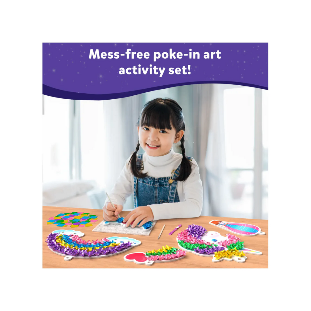 Skillmatics Art & Craft Activity - Poke-in Art Magical Unicorn Dream Decor, Mess-Free