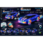 Concept Glare Stunt Remote Control Car with Lights & Spray – 2.4GHz
