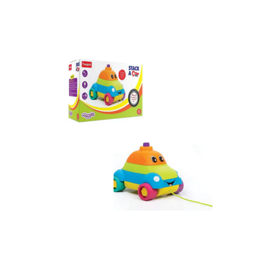 Funskool Giggles Stack A Car Pull Along Toy