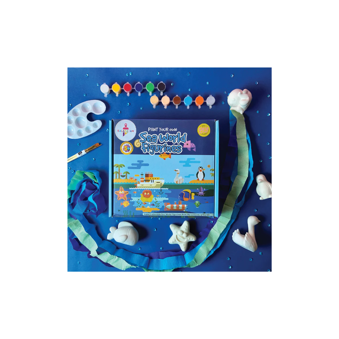 Kalakaram Sea World Figurines Painting Kit