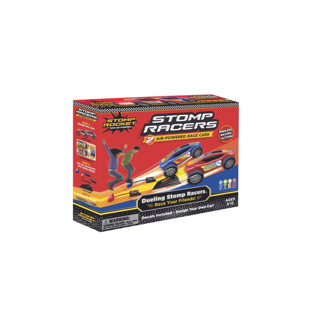 Win Magic Stomp Racers Dueling Car Launcher