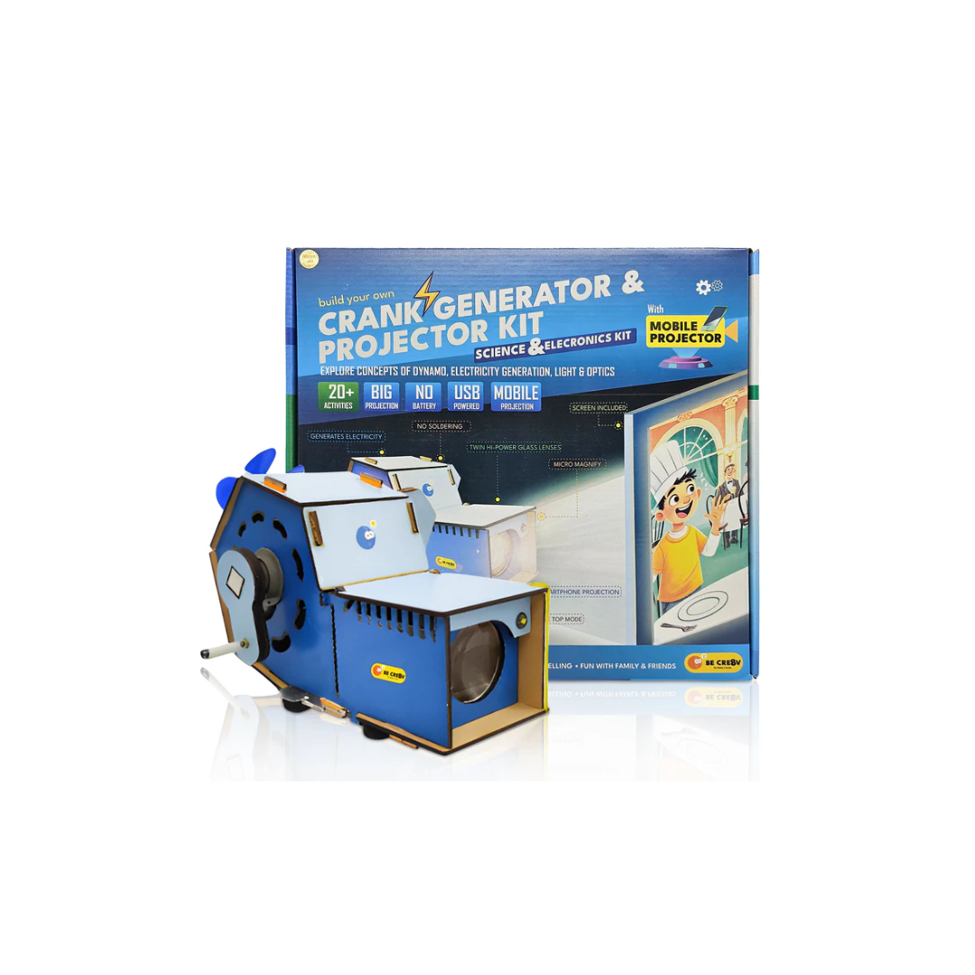 Be Cre8v Crank Generator and Projector Kit