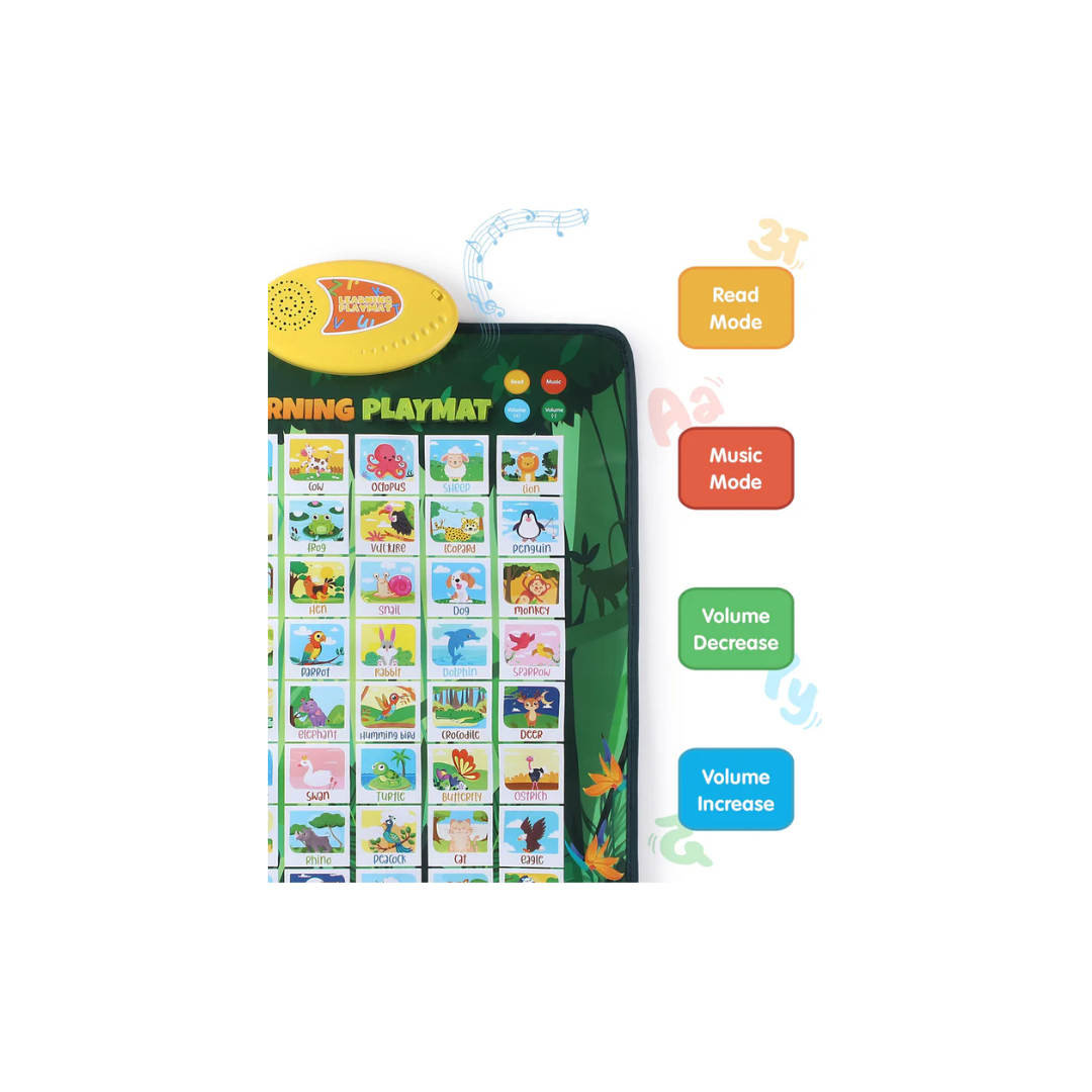 Planet Tunes Animals and Birds Musical Learning Mats - Multicolor