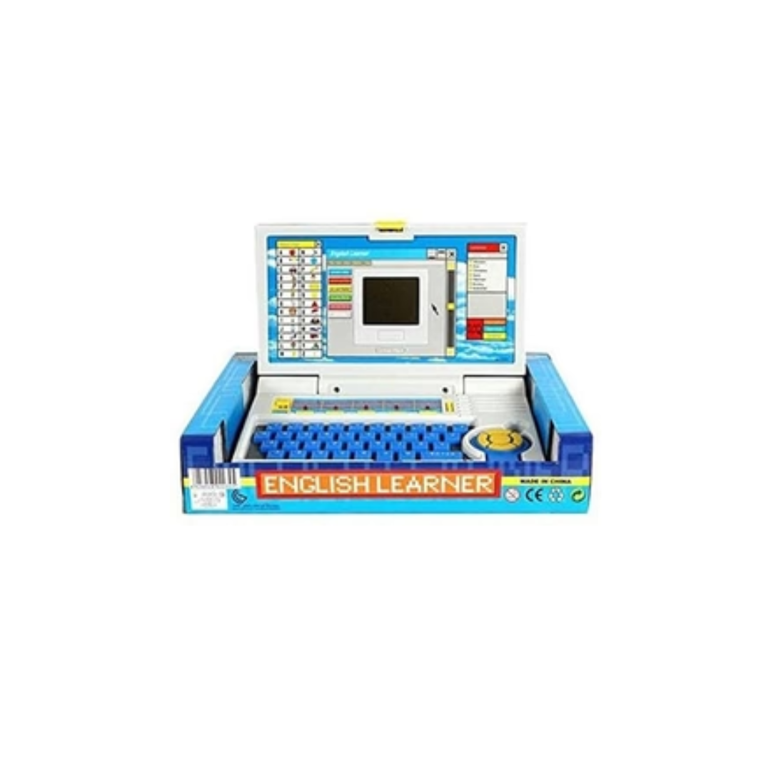 Rainbow Toys English Learner Educational Laptop for Kids, Multi Color