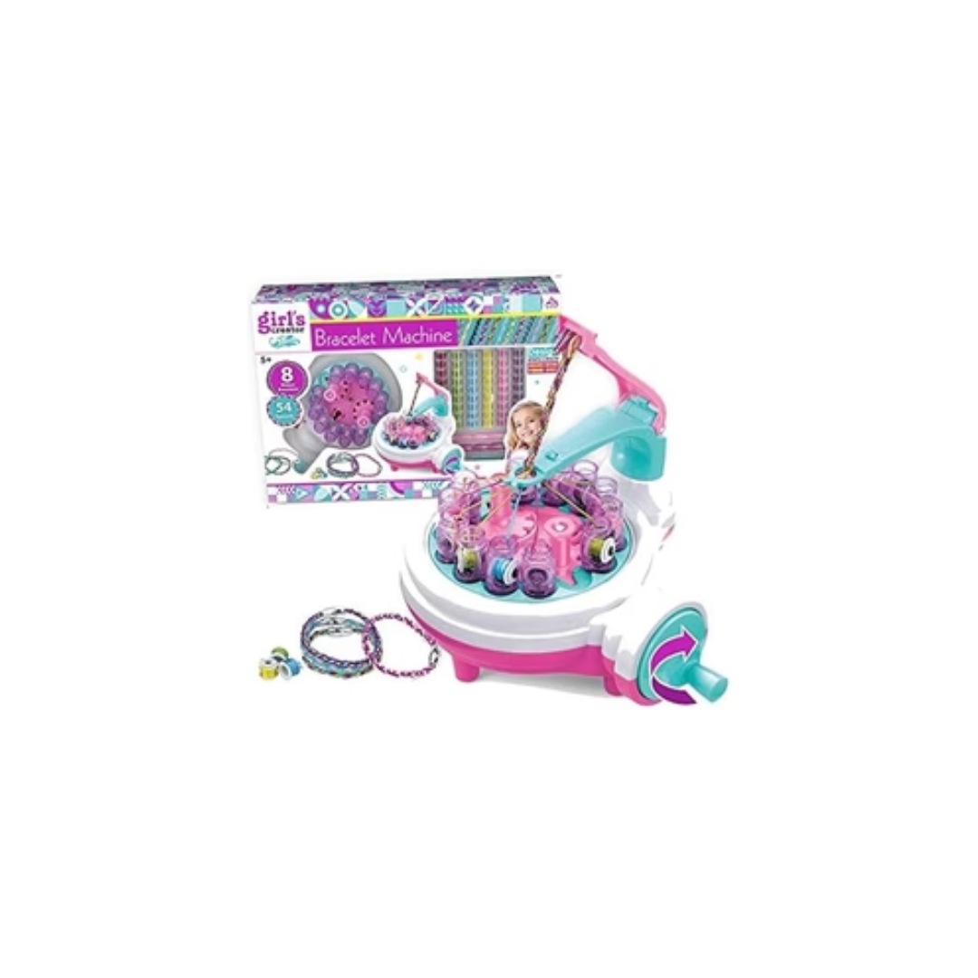 Girls Creator Bracelet Maker can Create Beautiful Bracelets with Multiple Designs and Comes with Clear Step by Step Color Instructions