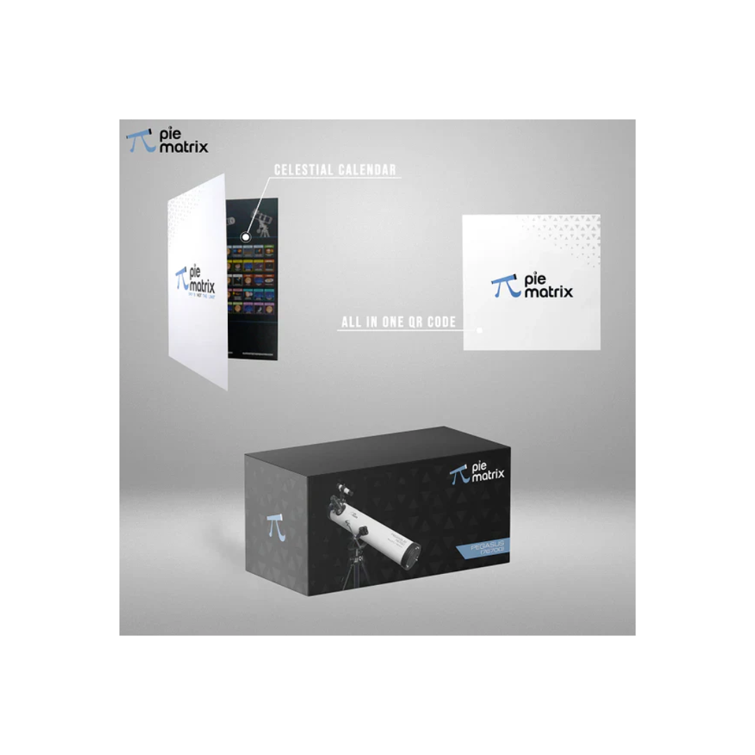 Pie Matrix Pegasus 76mm AZ Newtonian Reflector Telescope (76700)