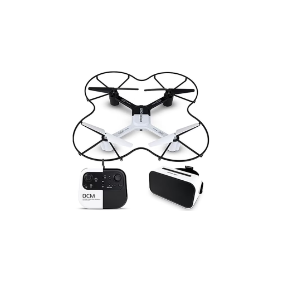 Rainbow Toys Lunar Drone with Smartphone Viewing, Virtual Reality Platinum Series, 2.4GHz HD Streaming Video, 720p RC Quadcopter