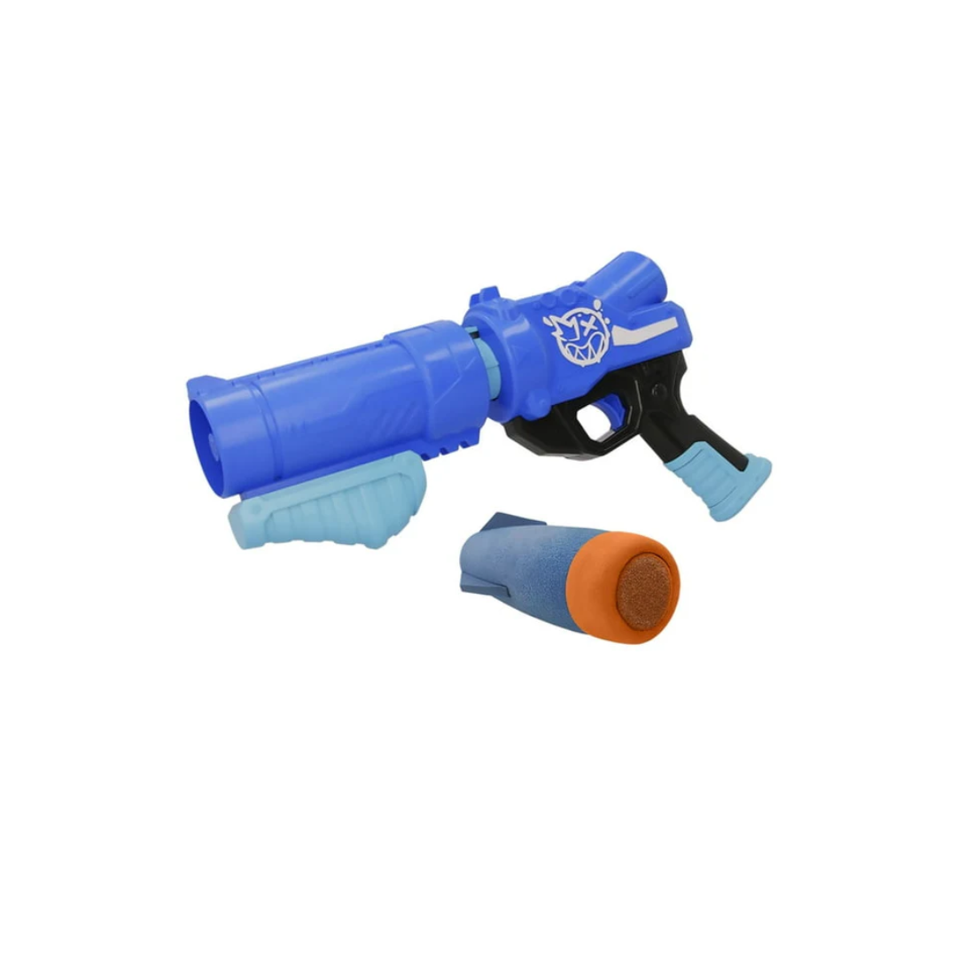 Funskool Color Clash Atomic Launcher with Extra Ammo, Chalk Filled Rocket, Pump Action