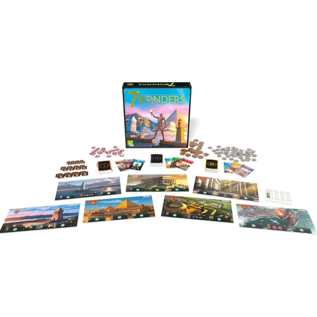 7 Wonders Strategy Board Game - Ancient Civilization Card Drafting Game (3-7 Players)