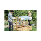 Plum Toys Wooden Sandpit With Canopy - Natural