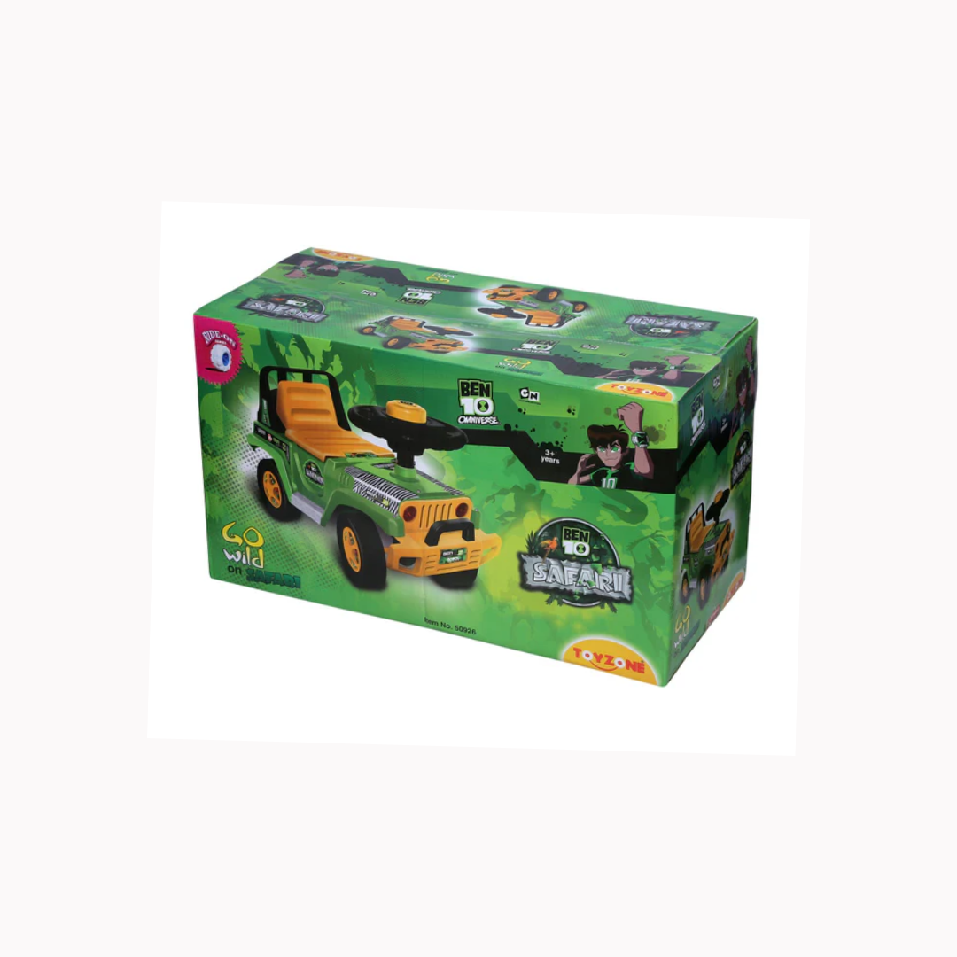 Toyzone Ben10 Safari 50926 Green and Yellow, 2Y+