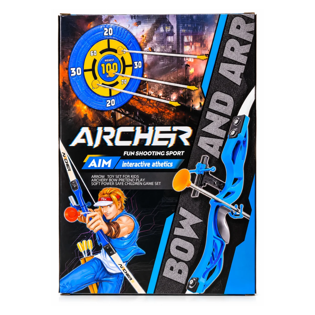 Kids Archery Bow & Arrow Target Shooting Set