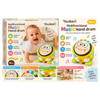 Youleen Multifunctional Musical Hand Drum Toy for Kids – 18 Months+