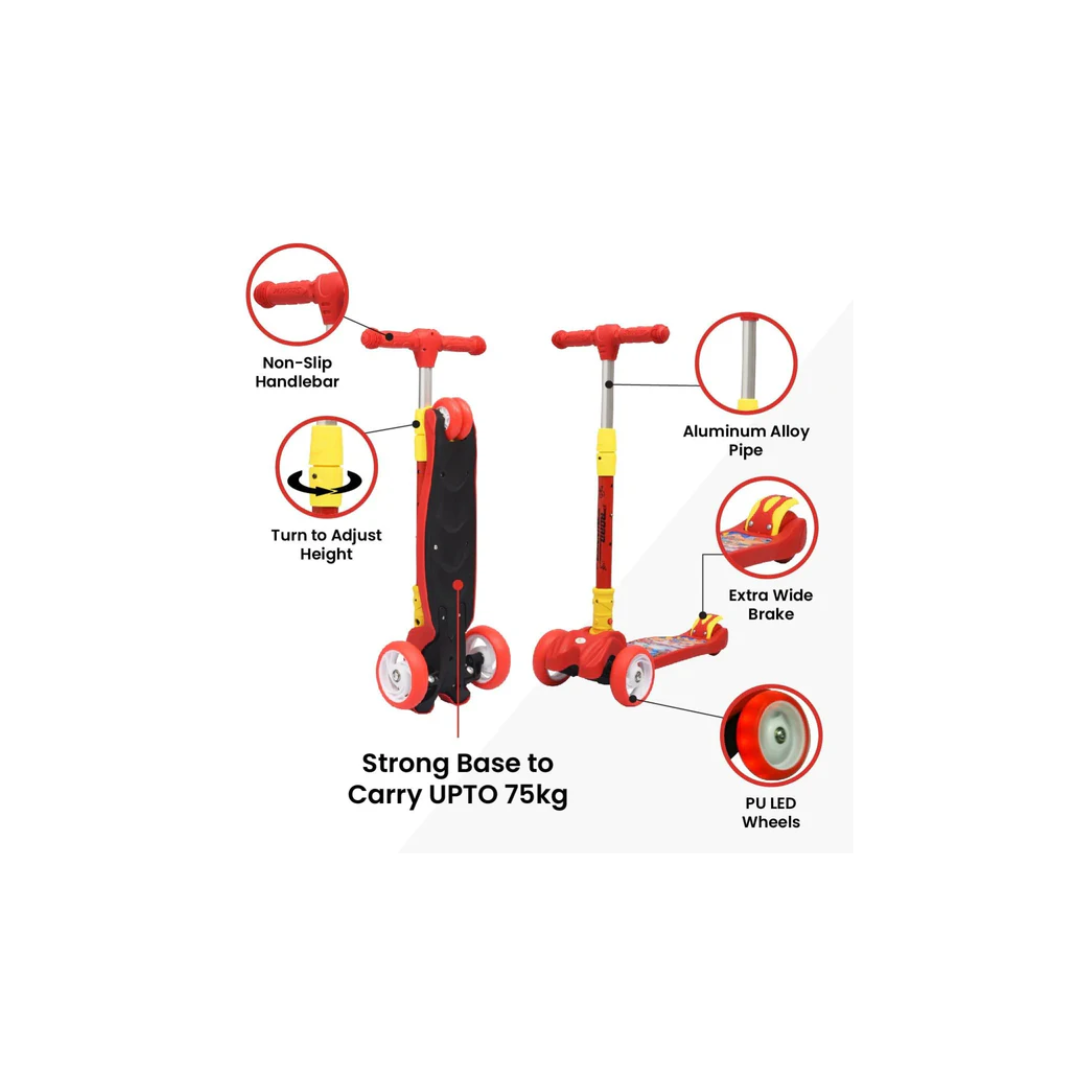 R for Rabbit Road Runner Scooter- Red