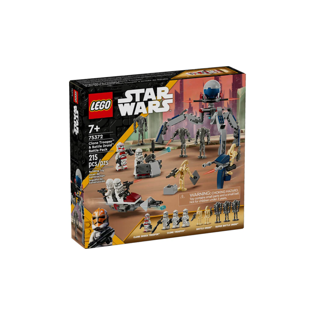Lego 75372 Star Wars Clone Trooper & Battle Droid Battle Pack (215 Pieces)
