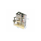 Open Ended Wooden Dollhouse Modern Villa