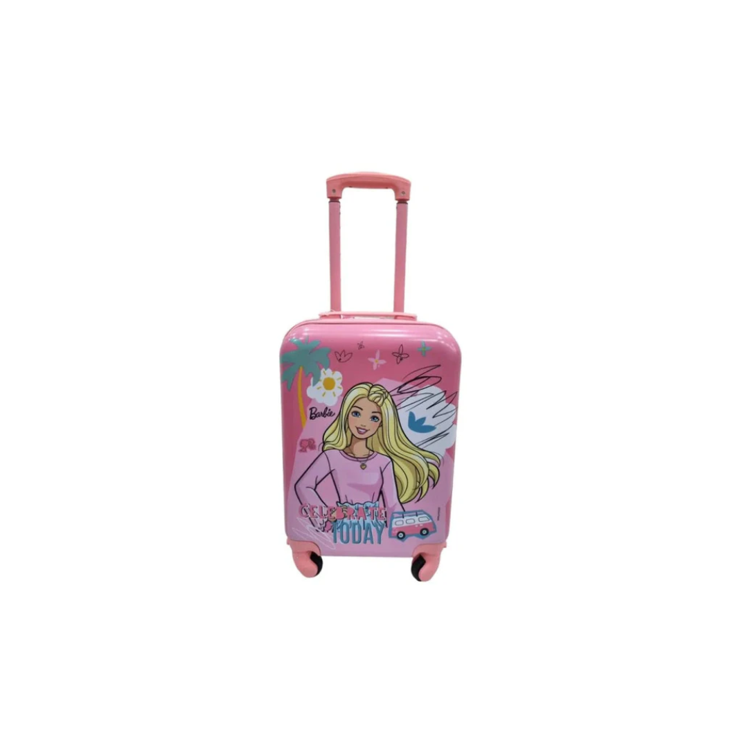 Striders Hard Luggage Trolley Bag Barbie 18 Inch