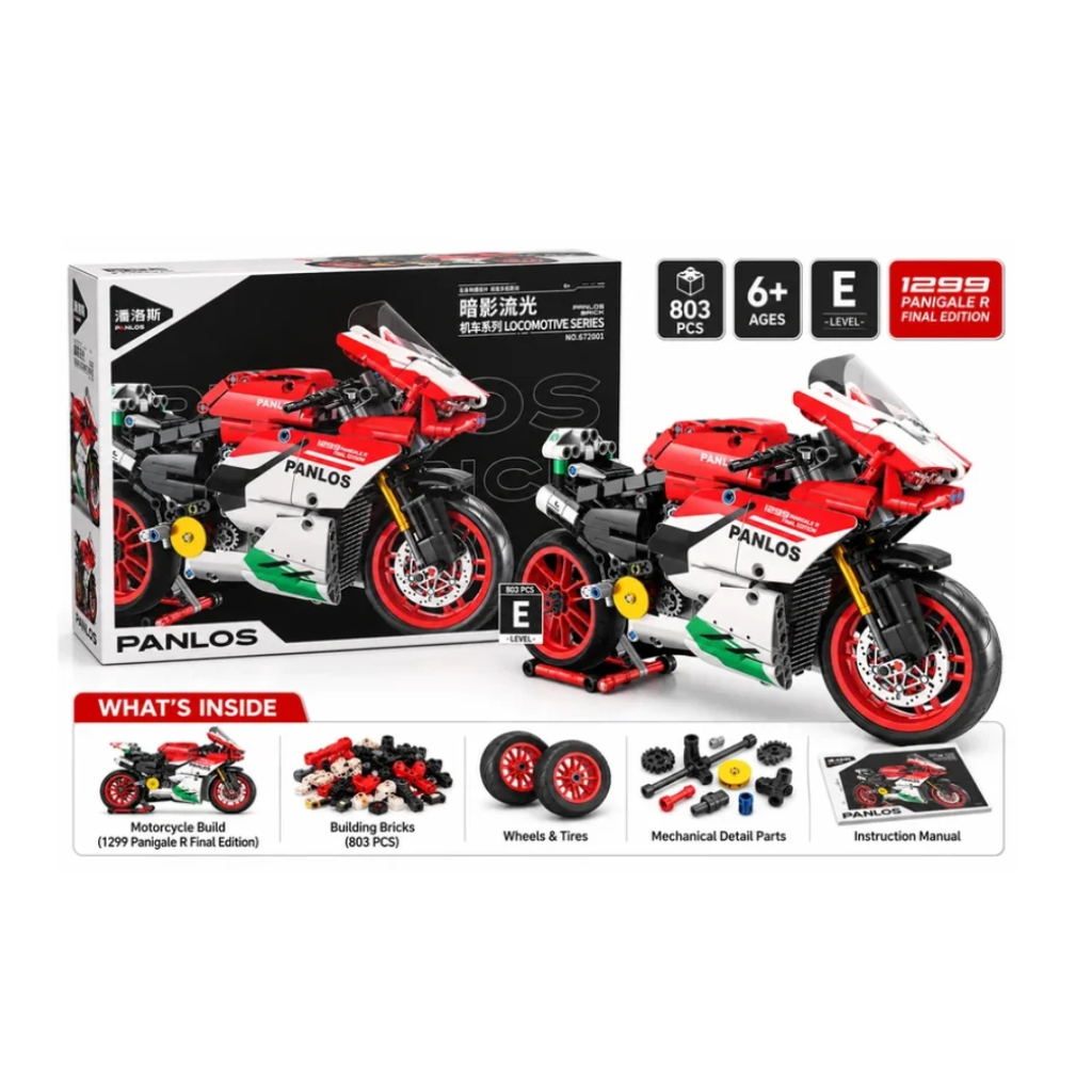 Panlos Panigale R Final Edition Motorcycle Building Blocks Set – 803 Pcs