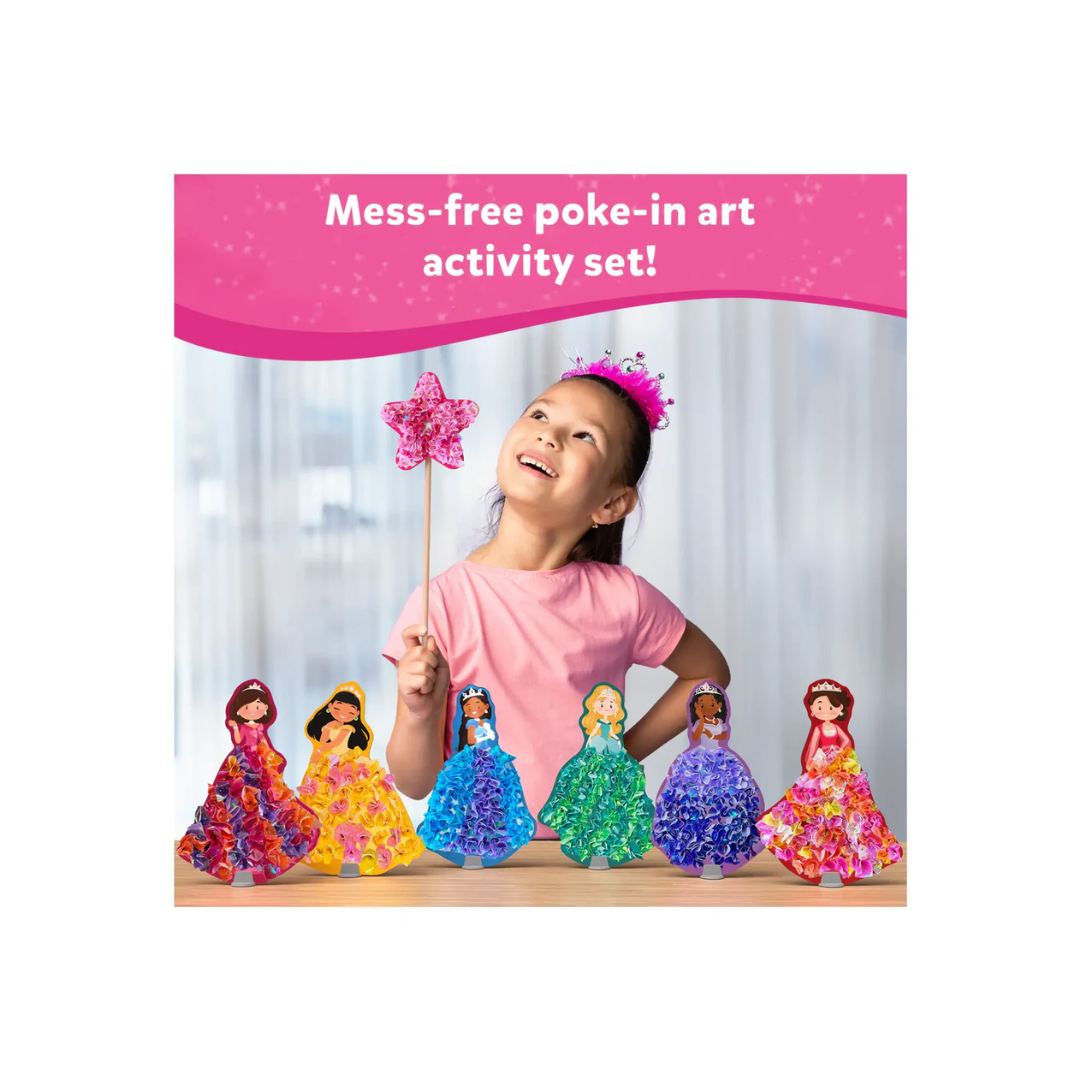 Skillmatics Art & Craft Activity - Poke-in Art Magical Princesses