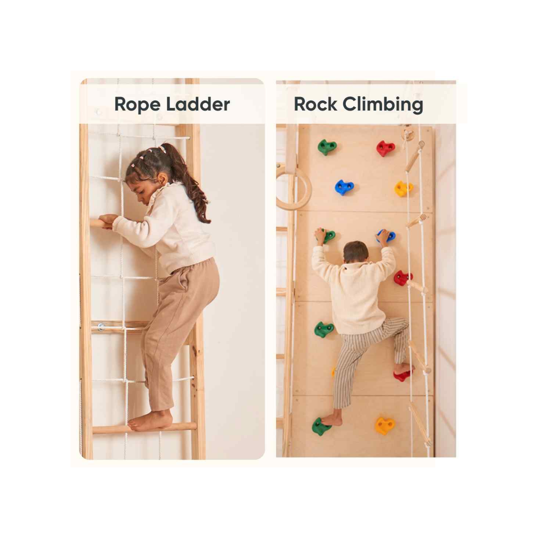 Curious Cub Space Saver Jungle Gym 2 (9 Feet )