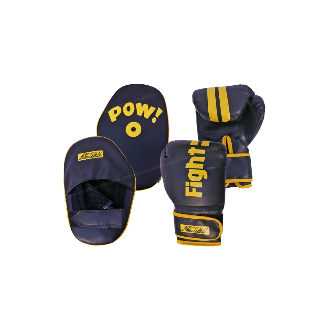 Speedup Boxing Focus Pad and Gloves Set