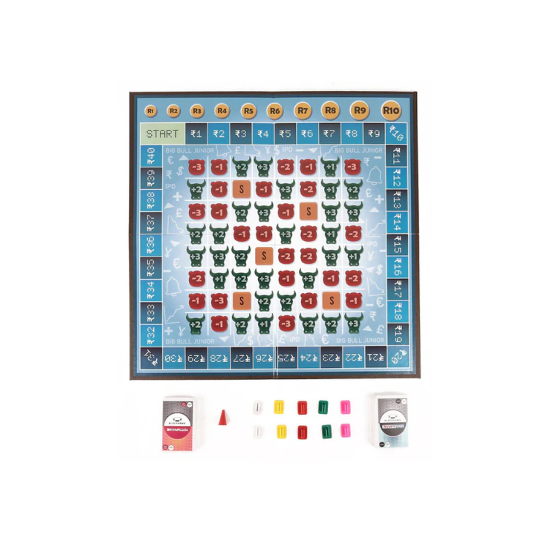 Funskool Big Bull Junior Board Game - Multicolour