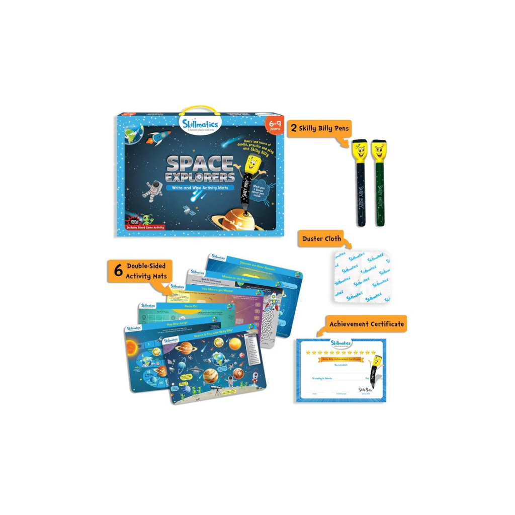 Skillmatics Educational Game: Space Explorers (6-9 Years) | Fun Learning Activities